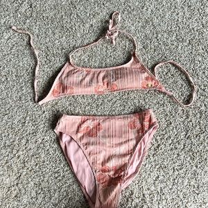 Roxy High waisted bikini. XS